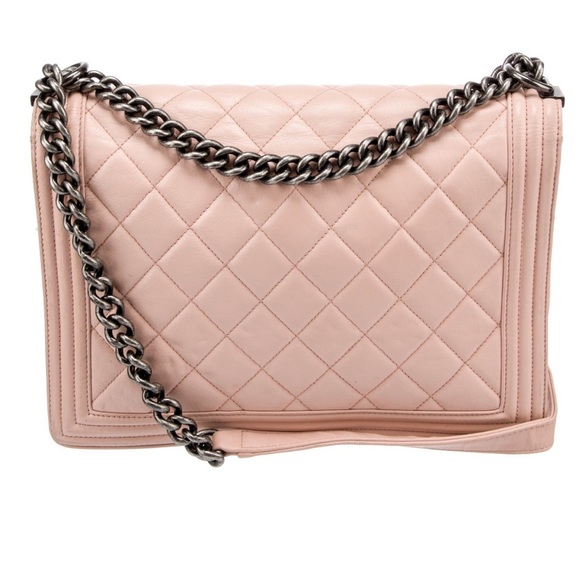 Chanel pink large boy bag - Picture 2 of 8